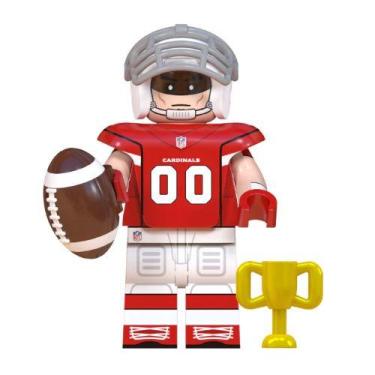 Imagem de Boneco jogador nfl futebol americano bloco de montar