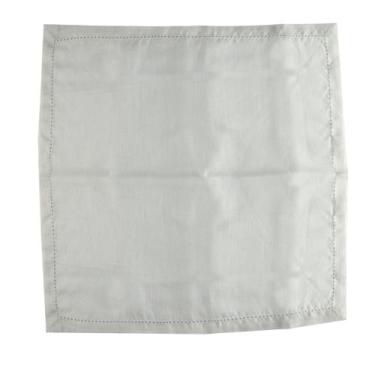 Imagem de Jogo de 2 guardanapos Ajour Tecido Cinza 50cm -L Hermitage - L'Hermita
