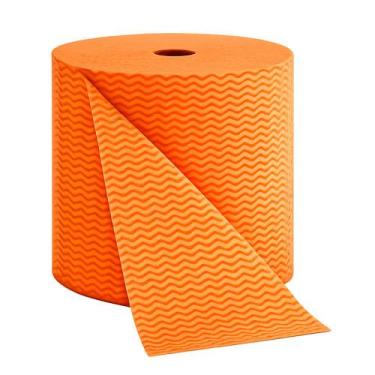 Imagem de Pano Multiuso Tipo Perfex Limpeza 20x40cm 600 Unidades Medix -, Laranj