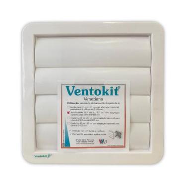 Imagem de Veneziana Grade Auto Fechante P Exaustão Ar P/ Tubo De 150mm - Westafl