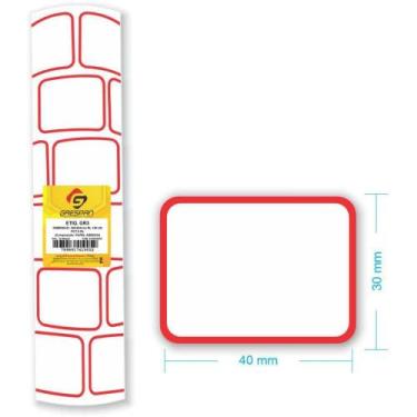 Imagem de Etiqueta para Preco GR-3 30X40MM C/150 Etiquetas PCT.C/06 - Grespan