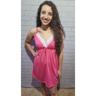 Imagem de Camisola de Amamentação Maternidade Abre facil renda pós cirurgico - P