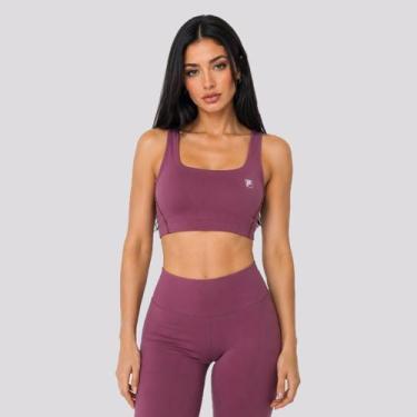 Imagem de Top Fila Touch Gym Feminino Bordô, P