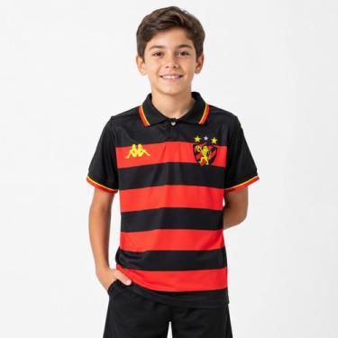 Imagem de Camisa Kappa Sport Recife I 2026 Juvenil, 12 ANOS