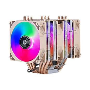 Imagem de Cooler De CPU Com Ventilador De 90mm, Resfriamento a Ar, Torres Duplas