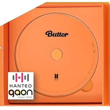 Imagem de BTS - Manteiga [Versão pêssegos] [Pré-encomenda] CD + Álbum de Fotolivros + Pôster Dobrado + Outros com Adesivos Decorativos Culturecoreanos, Photocards