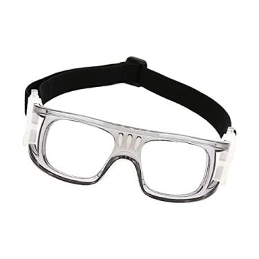 Imagem de DYNWAVE Óculos Esportivos Basquetebol Drible Goggles Futebol Ao Ar Livre Futebol Óculos de Auxílio Ao Treinamento Esportivo Óculos Equipamento de Proteção Par, Cinza claro