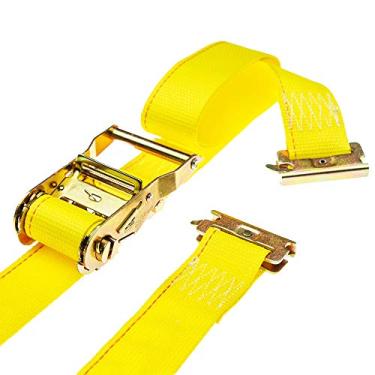 Imagem de Everest C1202-5.1 cm x 3.7 m E-Track, E-Fitting Ratchet Tie Down Strap, Logistic Tie Down 1,496.9 kg 1-Pack