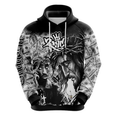 Imagem de Blusa | Jaqueta | Casaco Two 2 Pac Hip Hop Rap Rapper