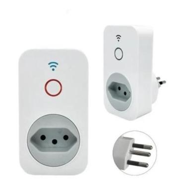 Imagem de Tomada Inteligente Smart Plug Rsmart Wifi 10A - Compatível Com Assiste