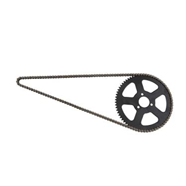 Imagem de Baoblaze Roda dentada traseira de 68 dentes 25H 68T e corrente de 68 elos para bicicleta de bolso 49CC Mini motor