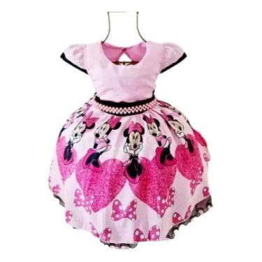 Vestido xadrez rosa infantil vintage retro gode regata luxo