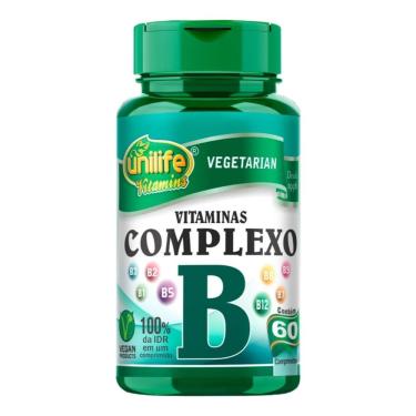 Imagem de Polivitamínico Complexo B Vitaminas 60 cápsulas 500mg Unilife