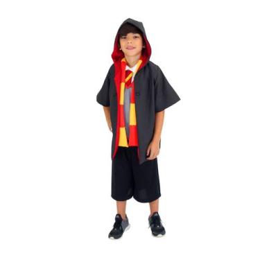Imagem de Fantasia Harry Potter Escola De Bruxos Infantil Halloween - Mundo Das
