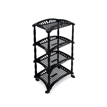 Imagem de Fruteira para Cozinha Montável com 4 Bandejas e Rodinhas Arqplast