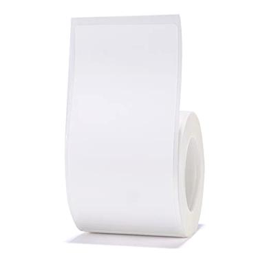 Imagem de LUGU B nco Em b nco Rolo de papel de impressão térmica Código de bar s Preço Tamanho Nome Papel de etiqueta À prova d'água Resistente a sgos à prova de ó 40 * 80mm 95 folhas/rolo pa