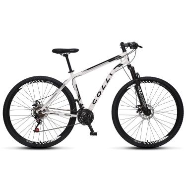 Bicicleta Colli GPS Aro-26 Com Dupla Suspensão, 36 Raias, 21 Marchas e  Freios V-Brake - Laranja