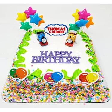 Imagem de Conjunto de lembrancinha de festa de aniversário de cupcake Thomas the Train com Thomas e seus amigos