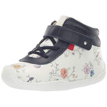Imagem de MARC JOSEPH NEW YORK Kids' Toddlers Baby Boys/Girls Leather Made in Brazil Floral Sneaker Loafer