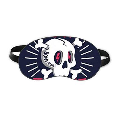Imagem de Skate Board Indian Skeleton Sacrifice Totem Sleep Eye Shield Soft Night Blinfold Shade Cover