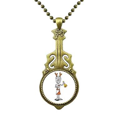 Imagem de DIYthinker Mummy Chifres Horus Bell Muleta Colar Antigo Joia Música Pingente