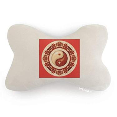Imagem de DIYthinker China Taichi Padrão Oito Diagrama Carro Decoração Pescoço Almofada Almofada Almofada Almofada