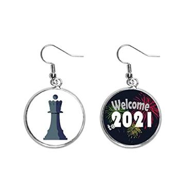 Imagem de Jogo de Estratégia de Xadrez Rei Roy Monarch Brincos Joias 2021 Blessing