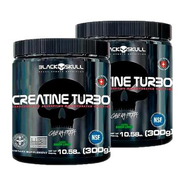 Imagem de COMBO 2X Creatine Turbo 300G - BLACK SKULL (LIMÃO)