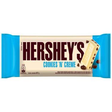 Imagem de Barra De Chocolate Cookies'n'creme Chocolate Branco - 87G - Hershey's