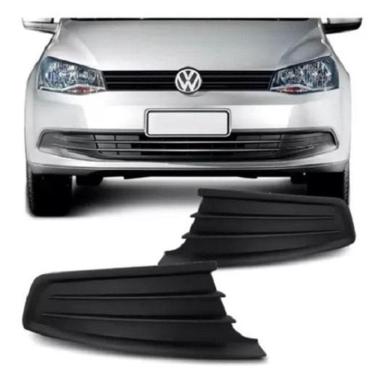 Imagem de Par Grade Moldura Milha Gol Voyage G6 2012 A 2018 Sem Furo