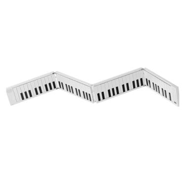 Imagem de teclado eletrônico para iniciantes Piano Eletrônico Dobrável Com 88 Teclas, Teclado Portátil, 128 Tons, Ritmo, 30 Músicas De Demonstração, Integrado Com Pedal De Sustentação