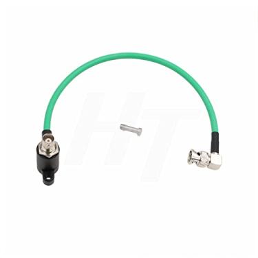 Imagem de HangTon 12G 3G HD SDI protetor contra sobretensão circuito proteção contra sobretensão ângulo reto BNC cabo para câmera vermelha Komodo Alexa Blackmagic Atomos monitor 30 cm (ângulo verde)