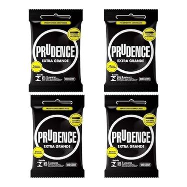 Imagem de Camisinha Preservativo 56mm Extra Grande Prudence 12 Unidade