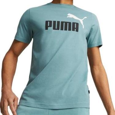 Imagem de Camiseta Puma Ess+ 2 Col Logo Masculina-Masculino