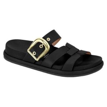 Imagem de Sandalia Papete Vizzano Flatform Feminina Tiras Fivela Macia-Feminino