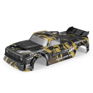 Imagem de HAIBOXING Remote Control Car Spare Parts,1/18TH Drift RC Car Body Shell Black Replacement Part with Front Grill & Brackets & Hood Mount & Rear Cage &Wing Apply to 2196 (2196B01)