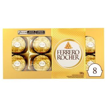 Imagem de Bombons Ferrero Rocher 8 Unidades