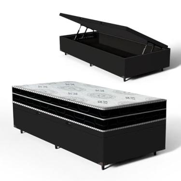 Imagem de Cama Box Baú com Colchão de Espuma D45 Pillow In - Anjos - OrtoConfort (Solteiro)