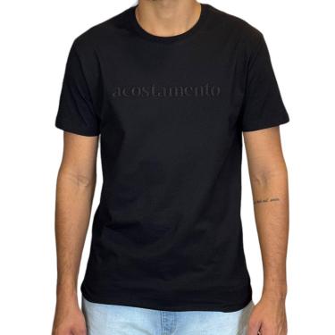 Imagem de CAMISETA ESCRITO ACOSTAMENTO BORDADO CASUAL MASC 120702020-Masculino