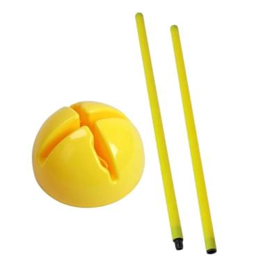 Imagem de Fancyes Bastões de treinamento de agilidade de futebol, postes de sinalização de futebol, marcadores práticos de treinamento de futebol para jogos ao ar, 1 Metro