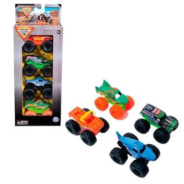 Imagem de SUNNY, Monster Jam, Pack com 4 Carrinhos, 1:72