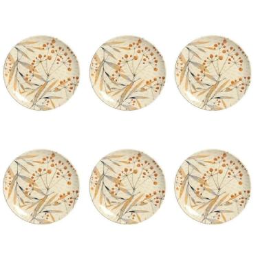 Imagem de Conjunto Pratos Sobremesa 06 Peças Coup Ikebana Porto Brasil