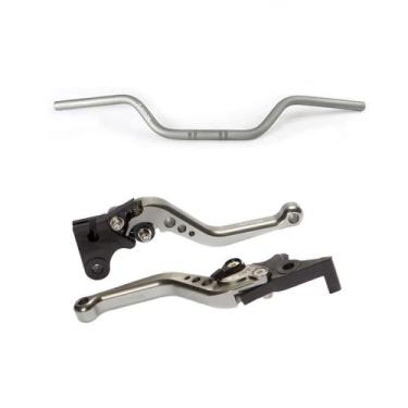 Imagem de Kit Guidão Esportivo Manete Stark Race Factor 125 150 Fazer 150 250, T