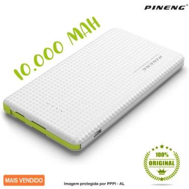 Imagem de Powerbank Pineng Pn-951 10000mah Original Envio Full, Branco