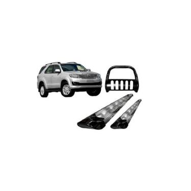 Imagem de Kit Estribo Perso+quebra Mato C/ Barra Preto Sw4 Até 2015 - HOZZ