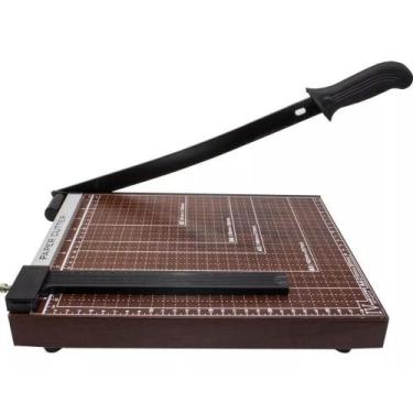 Imagem de Guilhotina Base Em Madeira 30Cm Papel A4 B5 A5 B6 E B7 - Lorben