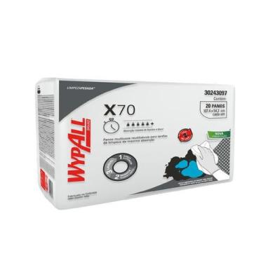 Imagem de Pano Limpeza Multiuso Wypall X70 Extra Grande Pacote 20 Pano - Kimberl