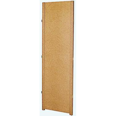Imagem de Biombo 1 Folha Ripado MDF Cru Divisor Ambiente Madeira Liso - JT HOME