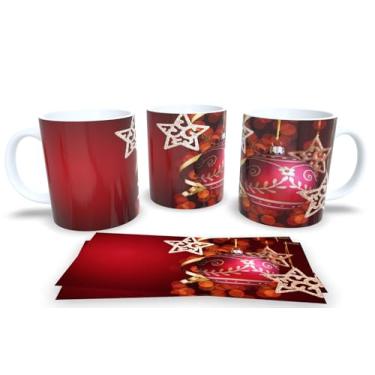 Imagem de Canecas de Porcelana Branca Personalizadas Natal 3 (Mod.50)