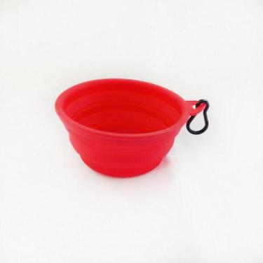 Imagem de Comedouro Bebedouro Retrátil Pet Água Ração Cães Gato PET003 - Pet Toy